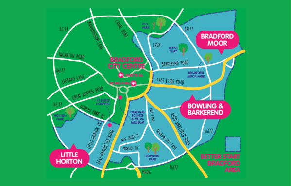 The Better Start Bradford area